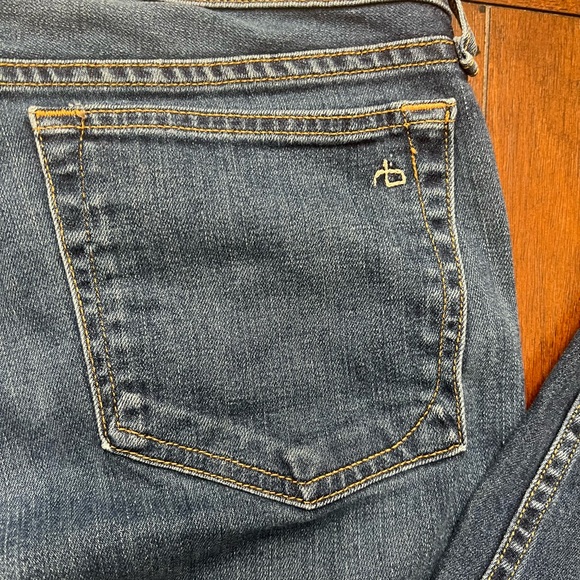 ❤️ Rag&Bone Dre- low rise slim boyfriend Blue Jeans - Picture 11 of 11